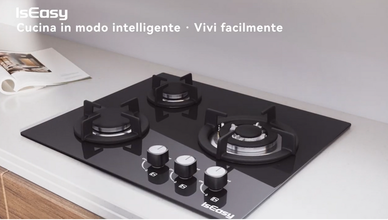 IsEasy 3-Burner Built-in Gas Hob | Product Overview